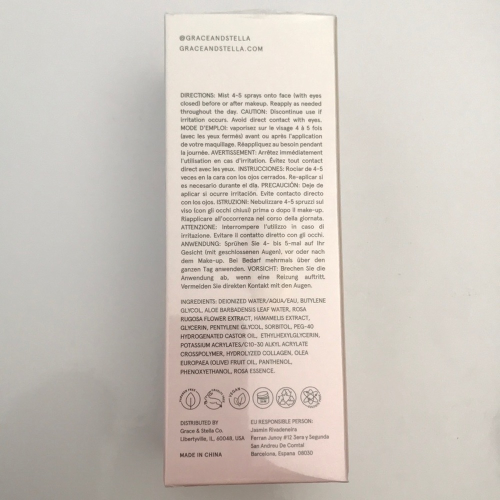 Grace & Stella Rose Facial Spray, 8.11 fl. oz - Picture 3 of 6